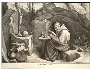 セントフランシス 作： Wenceslaus Hollar